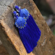 O envio gratuito de mulheres brinco 2016 nova DIY 2 cores borla acessórios de moda belas jóias presente da menina brincos BD057
