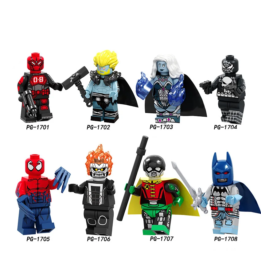 Legoings marvel Assembled Building Blocks Aberdeen Frost Raytheon Killer Toxin Machine Robin Bag Marvel's The Evengers | Игрушки и