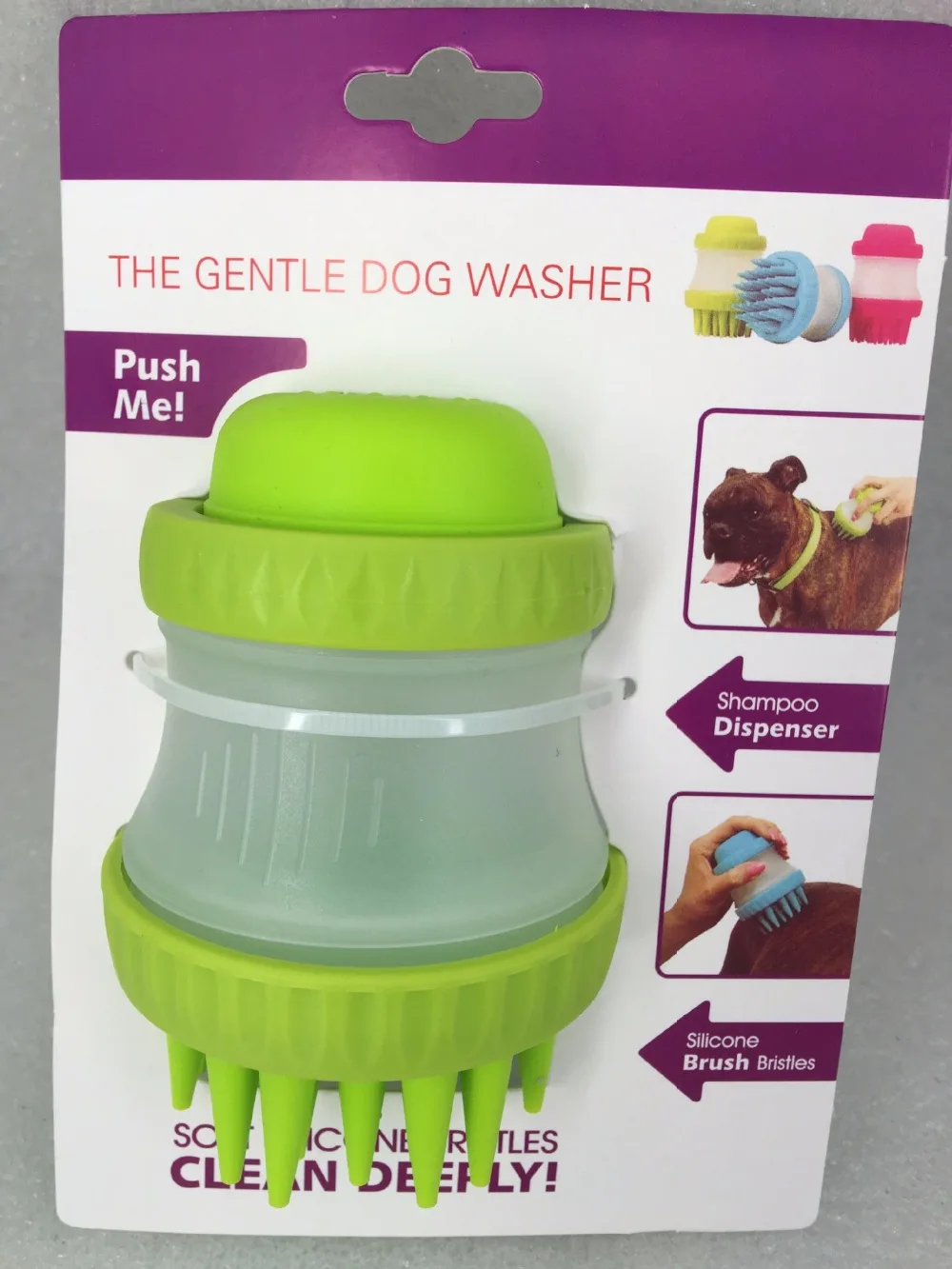 Buy The gentle dog washer Pet brush Deshedding Gentle
