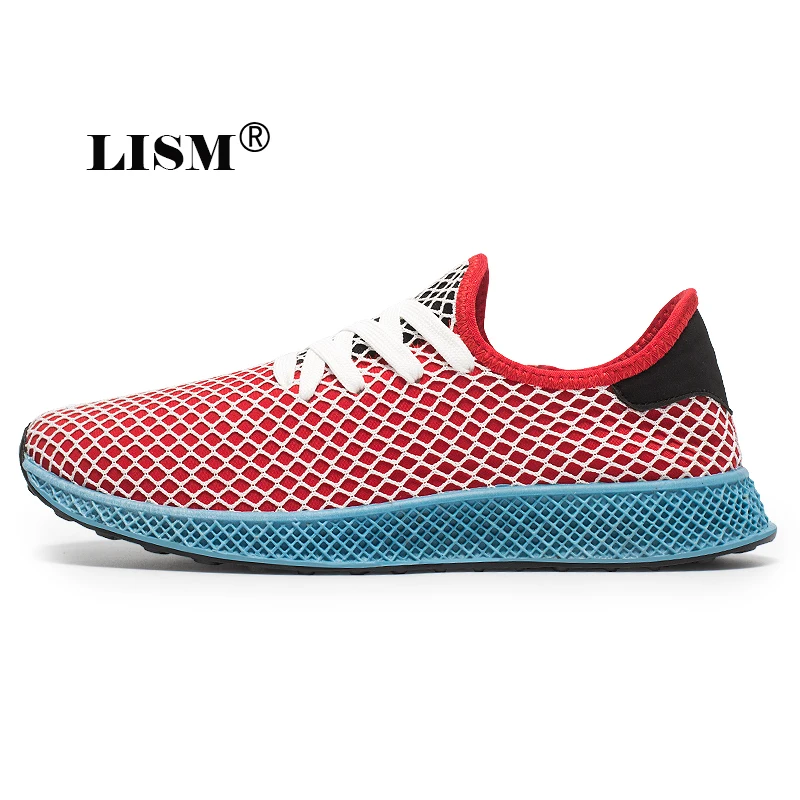 

Running Shoes For Men Summer Sneakers Breathable Mesh Outdoor Sport Shoes Men Increase Black Upper Lace Up Male Shoes