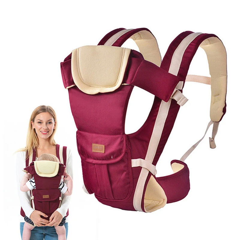 Echarpe Ergonomique En Coton Pour Bebe De 0 A 24 Mois Porte Bebe En Securite Kangourou Reglable Aliexpress