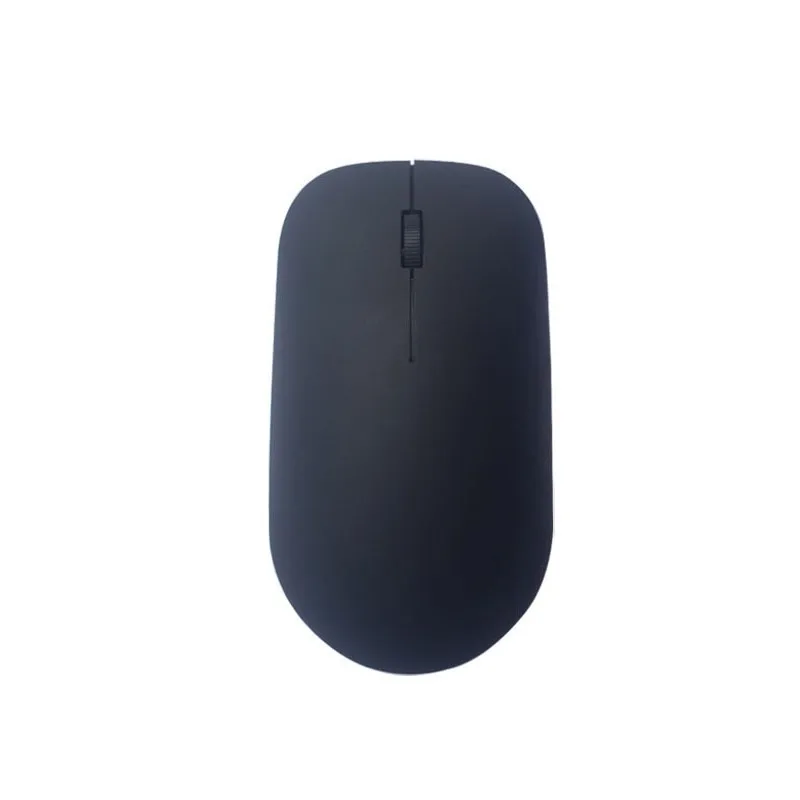 Bluetooth BT 4,0 Беспроводная мышь перезаряжаемая Бесшумная 3D оптическая мышь игровой компьютер мини ультра тонкий Mause для ПК ноутбук Настольный - Цвет: Black Mouse