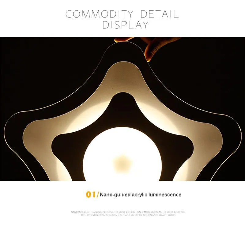 Moderno e Minimalista Lâmpada do Teto Meninos e Meninas dos Desenhos Estrela do Mar das Crianças Lâmpada do Quarto Ultra-fino Acrílico Iluminação Quarto Animados Led 15 Luzes e Iluminação