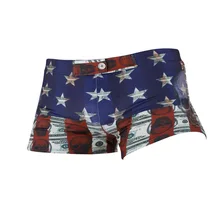 Бренд AUSTINBEM мужские быстросохнущие шорты для плавания, классические имитация джинсовой ткани, мужские плавки, мужские сексуальные трусы-боксеры