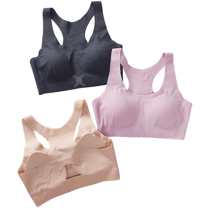 

Sports Top Gym Women Sports Underwear Shockproof Running Vest Thin Section Female Bra Gym Running Top Padded Tank Athletic Vest