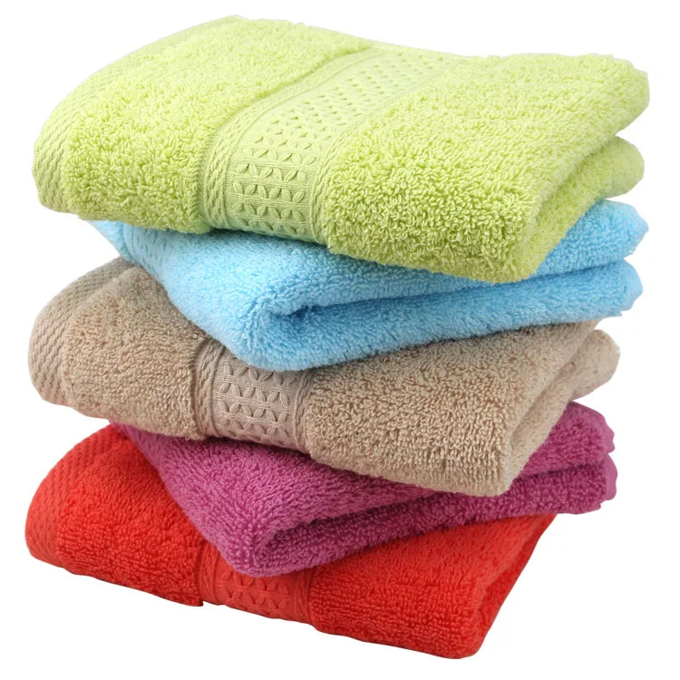 

Face Towel 100% Cotton Absorbent Solid Color Soft Comfortable toalla ducha Men Women Family Bathroom Hand Towel 33x74cm 1pc/2pcs