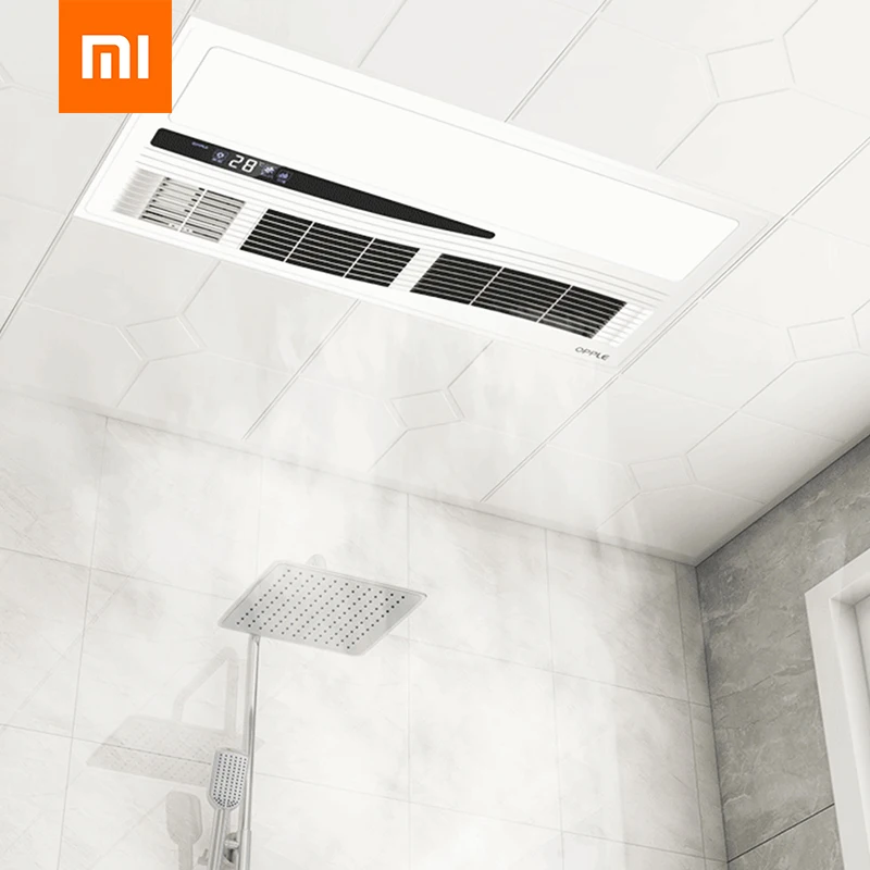 

2019 NEW Xiaomi Youpin OPPLE Wide Screen Smart Wind Warm Bath Heat with Bathing Room 12W LED Ceiling Light Remote Controller