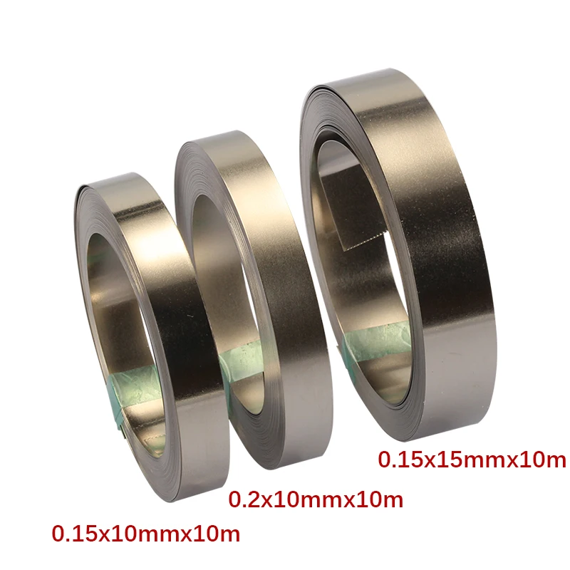 

10M 10/15mm Pure Nickel Strip Tape For Li 18650 Battery Spot Welding Compatible For Spot Welder Machine