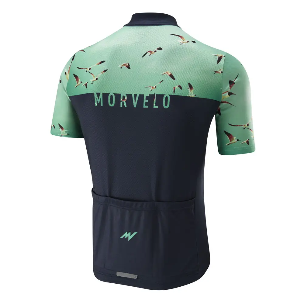 MORVELO Pro Для мужчин Vélo велоодежда MTB велосипеда Топы bicicleta Майо ropa ciclismo быстросохнущие футболки с коротким рукавом