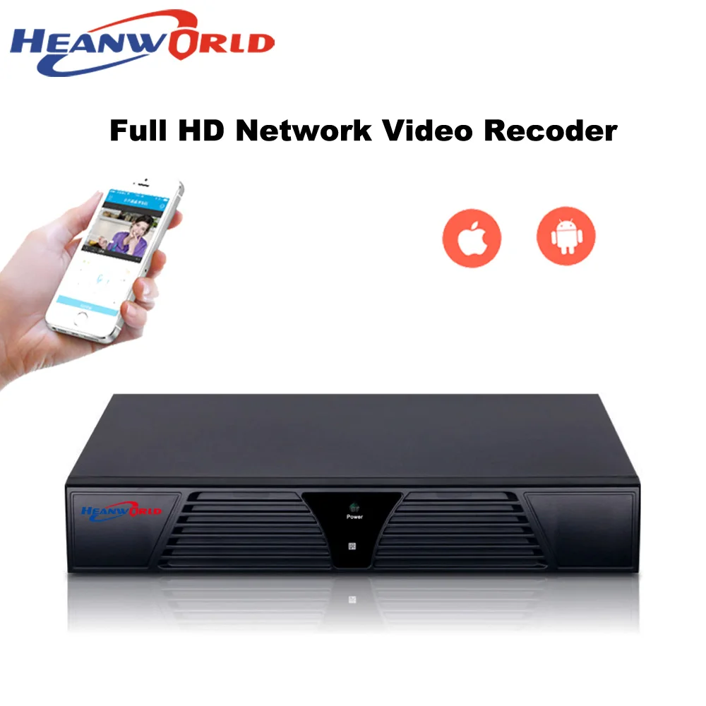 Видеорегистратор Heanworld super hd сетевая камера 16 каналов nvr p2p cloud h.265 + onvif система
