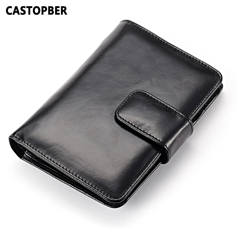 Genuine Leather Passport Holder Oil Wax Leather Cowhide Card Holders Wallets Coin Purse High Quality Women's Wallet Designer Bag Genuine Leather Passport Holder Oil Wax Leather Cowhide Card Holders Wallets Coin Purse High Quality Women's Wallet Designer Bag
