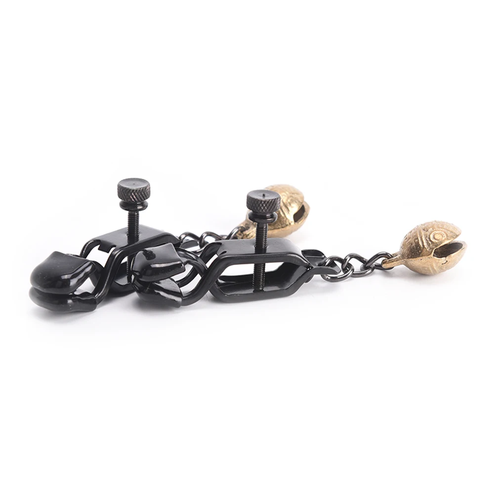 Stainless Steel Labia Clitoris Nipple Clamps Black Metal Chain Bdsm Bondage clip For Women Body Jewelry Accessories| |