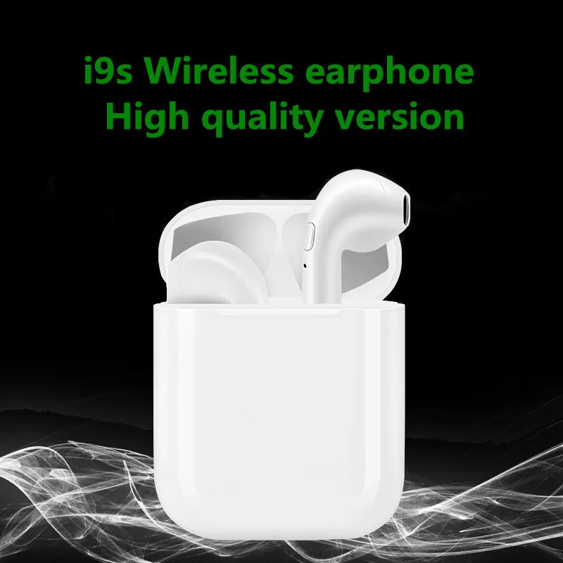 Newest i9S TWS Wireless Earphones Protable Bluetooth Earbuds for IPhone X 8 7 Plus Android Phones Huawei phone