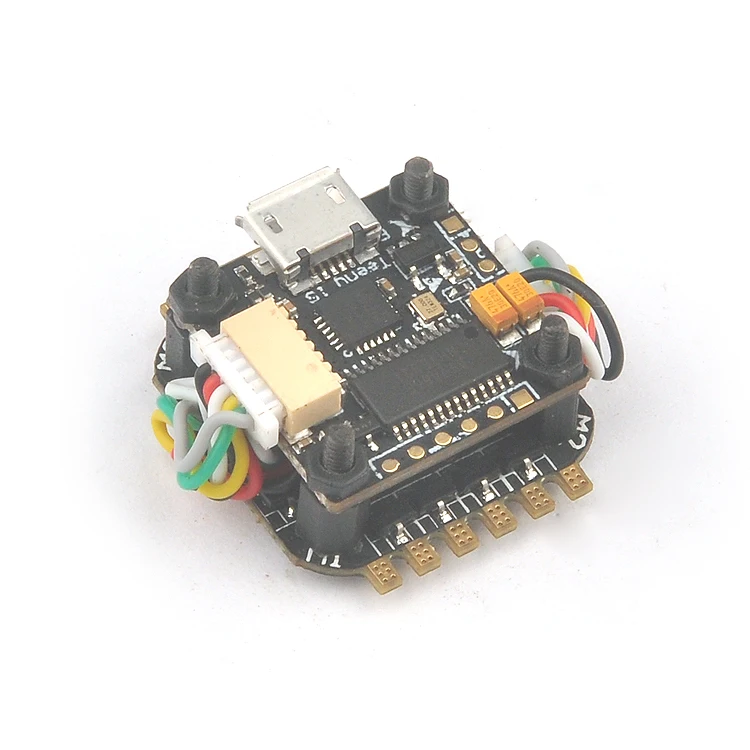 

Teeny 1S F4 Flight Controller Board Built-in OSD BLHei-s 4 in 1 ESC for RC Brushless Drone