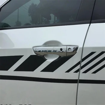 

WELKINRY car auto cover For Honda Civic 2016 2017 2018 2019 generation 10 ABS chrome exterior door handle doorknob trim