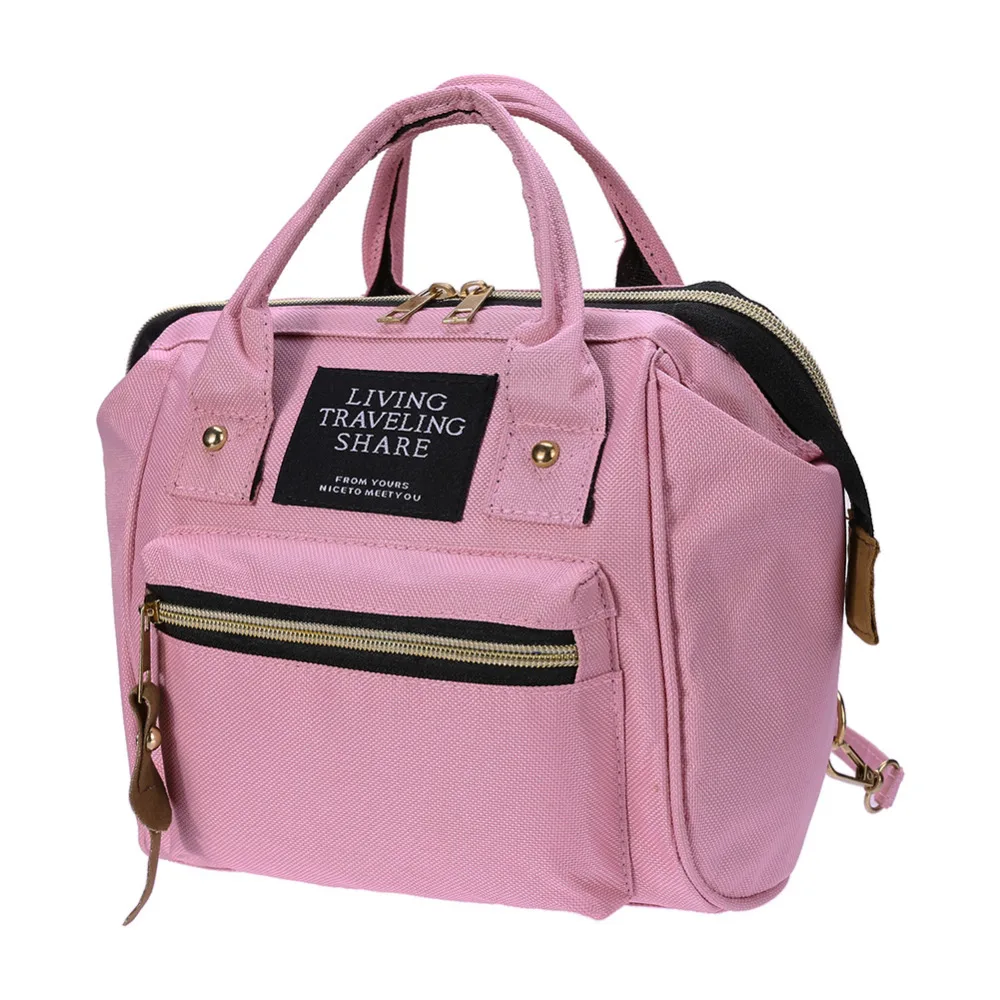 Multifunctional Diaper Bags For Mom 2019 Mummy Maternity Bag Pink Multifunctional Diaper Bags For Mom 2019 Mummy Maternity Bag Pink Black Nursing Handbags Mini Backpack Baby Care Ny In From Mother