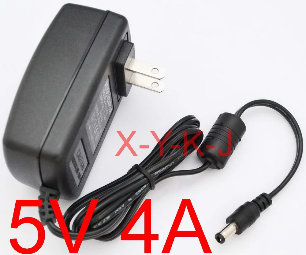 

1PCS High quality 5V4A AC 100V-240V Converter Adapter DC 5V 4A 4000mA Power Supply US Plug 5.5mm x 2.1-2.5mm