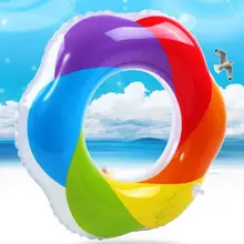 Разноцветные уплотненные надувные кольца для плавания Плавающий надувной спасательный круг спасательное кольцо