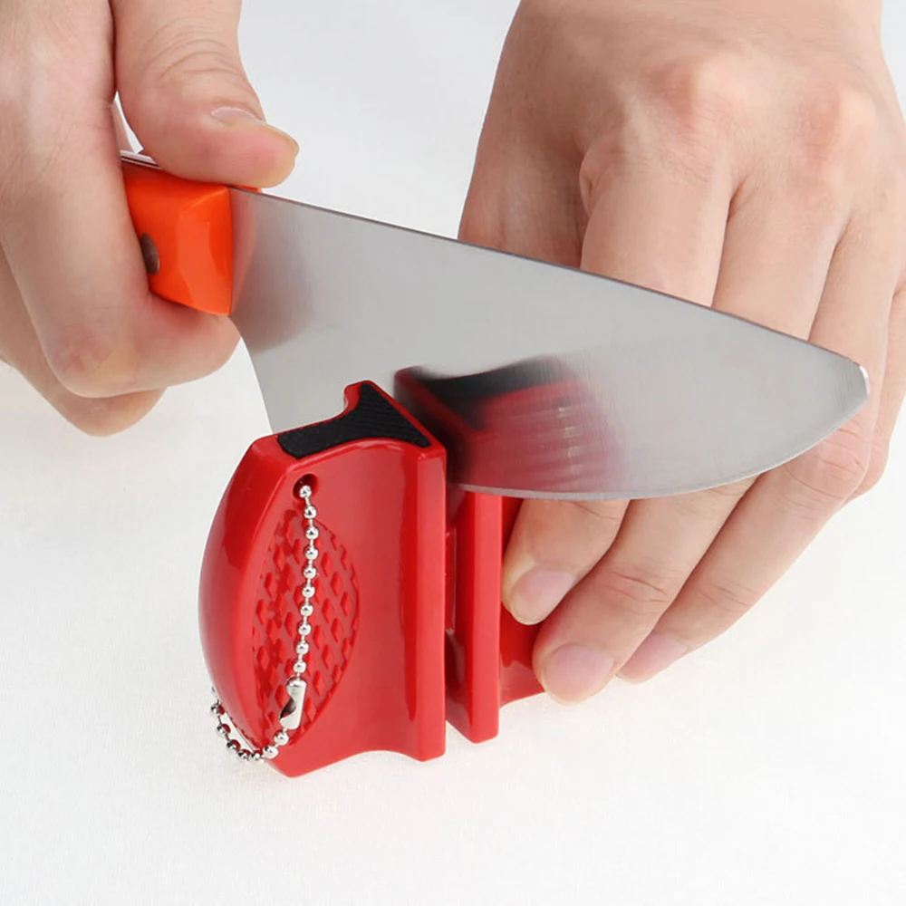 1 шт. мини переносная точилка для ножей кухонный инструмент Карманный Походный походный конический нож точильный камень для дома