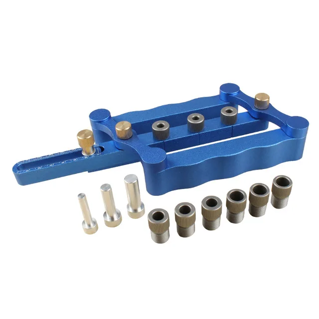 Free Shipping Wood Straight Hole Precise Drilling Dowel Jig Kitin