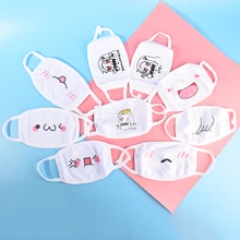 1Pc Chic Anti Dust Mask Kpop Cotton Mouth Mask Face Mask Emotiction Masque Kpop Masks Cute