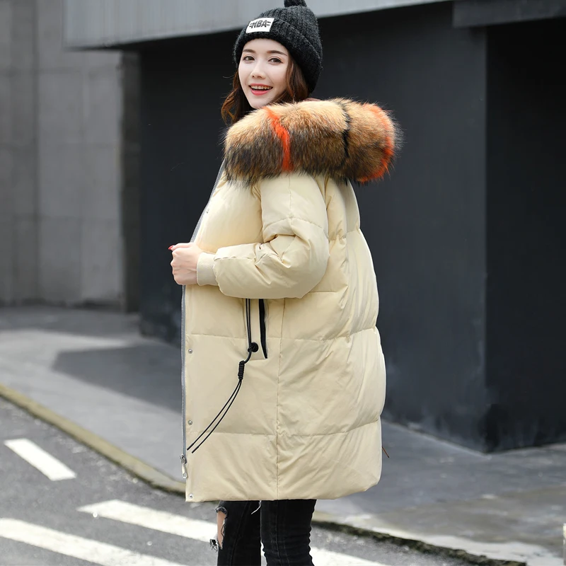 camel Canard D'hiver Femmes Duvet Beige Manteau Raton noir Taille Plus Capuche Col Parka 90Blanc Épais 2018 100Grand Fourrure ardoisé De Femme À Veste Laveur 5xl Yyf6mIbg7v