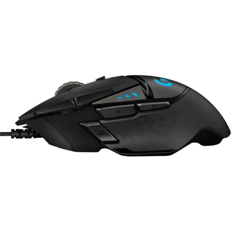 Logitech G502 100-16000 dpi Hero 11 кнопок программируемая игровая мышь RGB мышь с подсветкой с 5 съемными весами для ПК