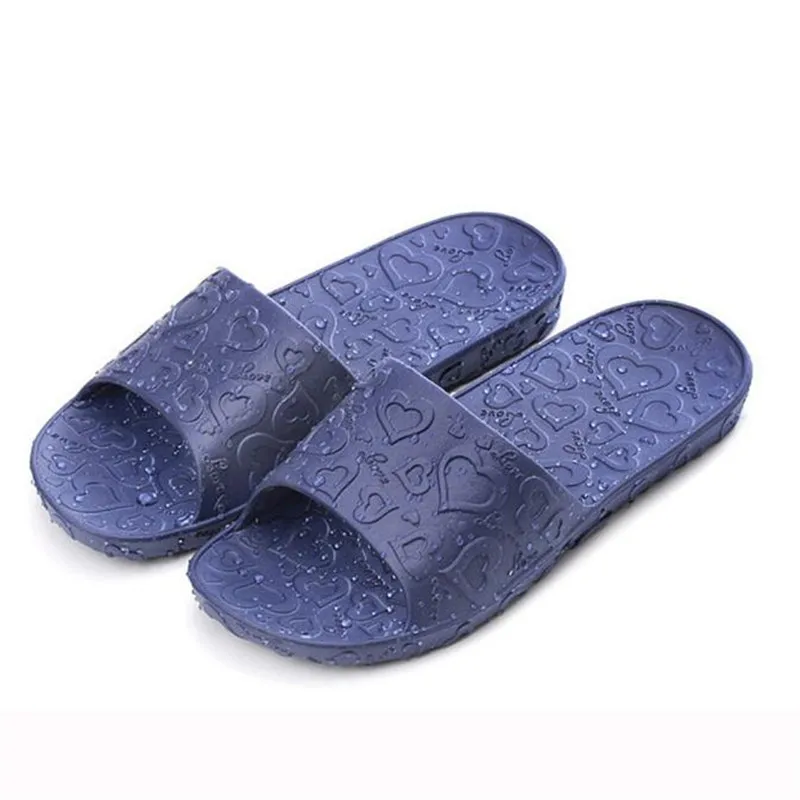 

Man Antiskid Love Print Flat Bath Slippers Indoor & Outdoor Slippers 100% Brand new and high quality