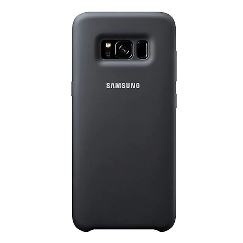 samsung Мягкая силиконовая накладка на заднюю панель для samsung Galaxy S8+ S8 плюс G9550 S8 G9500 Чехлы корпуса мобильных телефонов - Цвет: Black