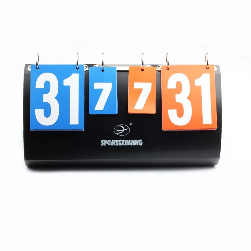 4 цифры счетные доски Voplleyball портативный складной Баскетбол футбольное табло с очками гандбол Настольный Теннис Спортивная доска