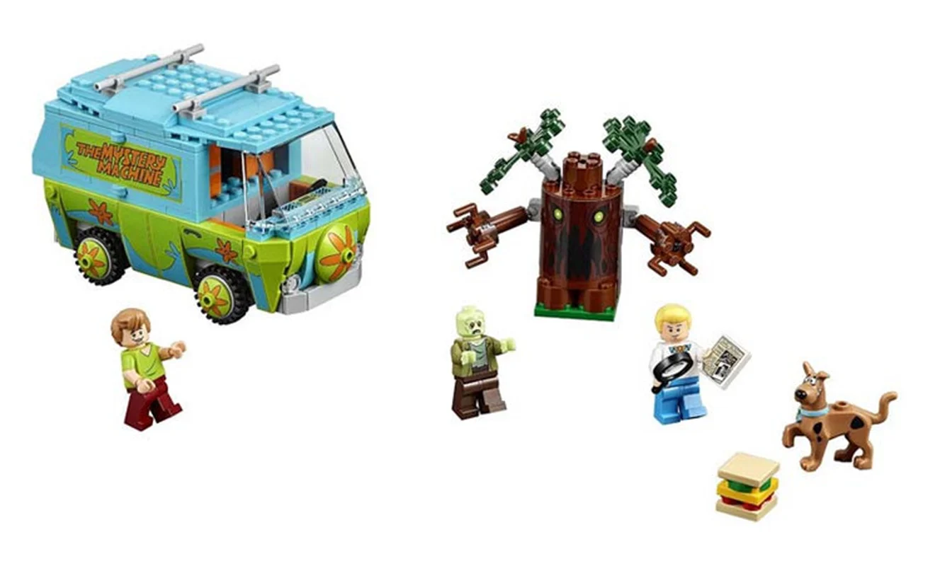 

Scooby Doo Mystery Machine Bus Building Blocks Toys Compatible With Birthday Gifts