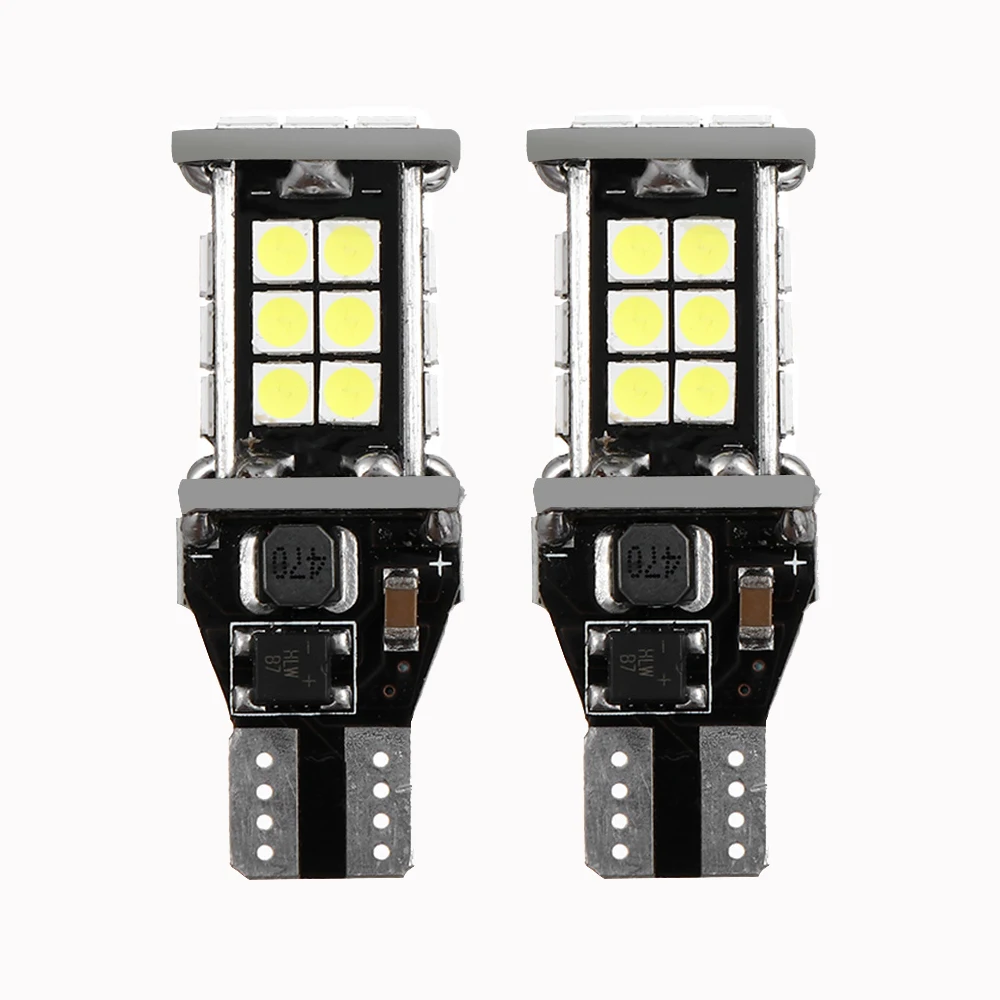 

2PCS T15 W16W 921 912 Super Bright 3030 24 SMD LED CANBUS NO ERROR Car Backup Reserve Lights Bulb Tail Lamp