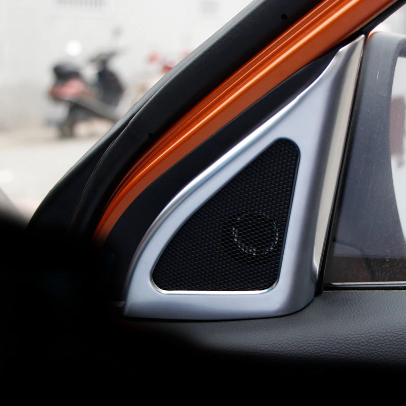 

Car Pillar A Audio Speaker Tweeter Frame Covers Trim interior For Hyundai Creta IX25 2015 2016 2017 2018 car accessories