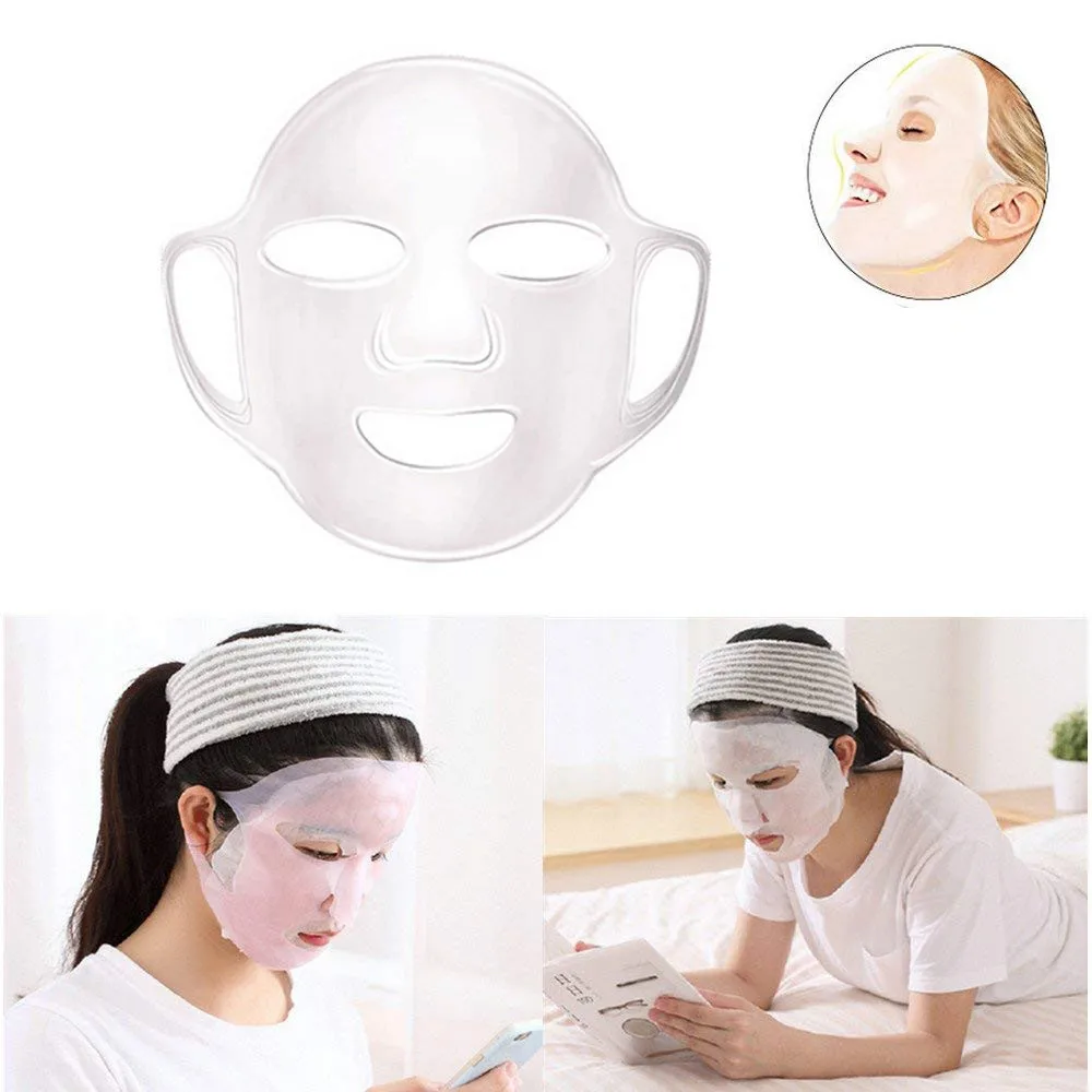 

1 PC Reusable Grace Face Mask Cover Holder For Face Mask Steam Prevents Clear Evaporation Moisturizing Control Blackhead Remover