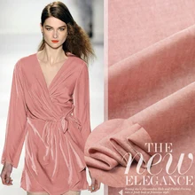 Пользовательские полноценно стекаются шелк тутового шелкопряда жоржет бархатное платье ткань/100*110 см