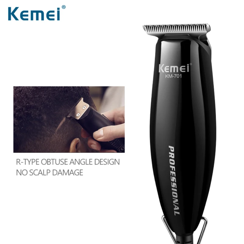 Kemei Rechargeable Hair Clipper Trimmer Electric Slick-back Professional Hair Trimmer Razor for Men Hair Cutting Machine