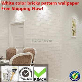 

White color gray color nostalgic vintage brick wallpaper personalized living room background wall wallpapers roll