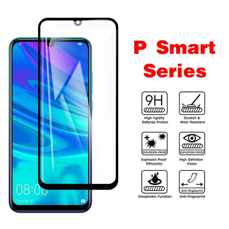

3D Protective Glass For Huawei P Smart 2019 Tempered Glass For Huawei P Smart Plus 6.3 2018 Psmart Screen Protector Film Protect