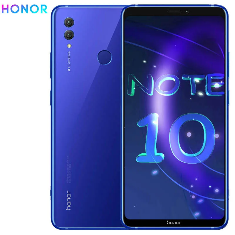 

Original HONOR Note 10 Smartphone 6.95 inch Kirin 970 Octa Core Android 8.1 Fingerprint ID NFC Rear 24.0MP+16.0MP 5000mAh