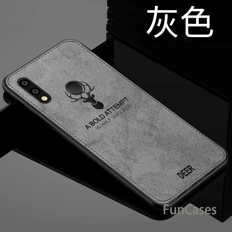 Huawei honor Note10 чехол мультяшный олень винтажная ткань плотный края из ТПУ Защита для