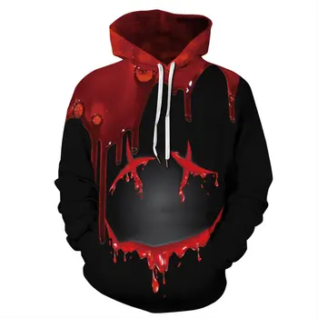 

Jessingshow Men/Women Hoodies 2019 Autumn Male Casual Hoodies Sweatshirts Female Halloween Gothic Print Streetwear Tops