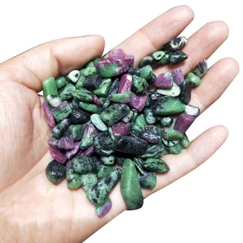 

Crystal Gravel Natural Crystal Red Green Treasure Mineral Purify Degaussing Specimen Fish Tank Garden Decoration Stone