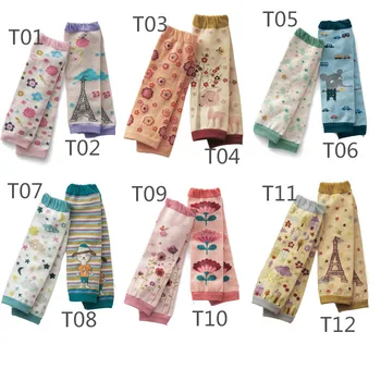 

12styles Girl boy Leg wamer Baby spring autumn Leggings flower pattern Japanese style adult arm warmer