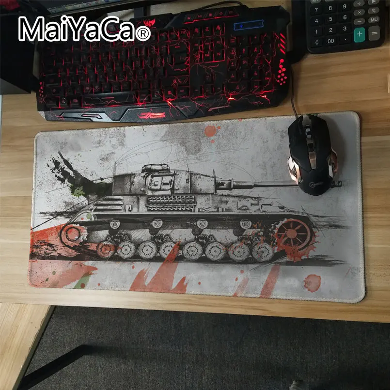  MaiYaCa World of Tanks Keyboard Mat Notbook Computer Mouse pads 30x60 cm Table Mat For gaming Dota 