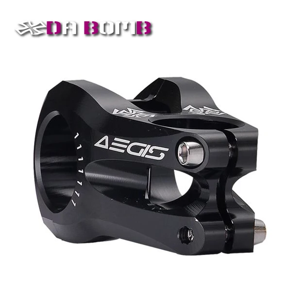 Best price at $106 Cheap DABOMB AEGIS moutain bike stem MTB FR AM bicycle CNC Aluminum Anodized color stem 31.8mm 50mm length Black