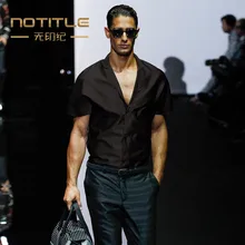 S-5XL! Для мужчин одежда BIGBANG стилист тонкий Модные Бизнес Повседневное Британский костюм воротник костюм Большие размеры певица костюмы