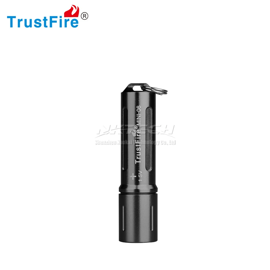 TrustFire MINI-06 L1T2-577 светодиодный фонарик 7,5 г сумка-брелок портативный фонарь 90 люмен IPX-4 водонепроницаемый класс - Испускаемый цвет: Black Torch only