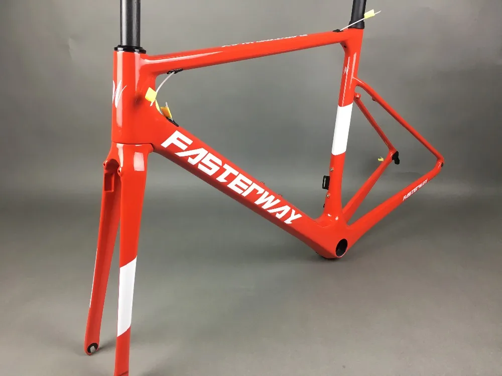 Clearance hot panting TAIWAN brand FASTERWAY classic carbon road frameset UD weave carbon bike frame:Frameset+Seatpost+Fork+Clamp+Headset 5 Clearance hot panting TAIWAN brand FASTERWAY classic carbon road frameset UD weave carbon bike frame:Frameset+Seatpost+Fork+Clamp+Headset 5