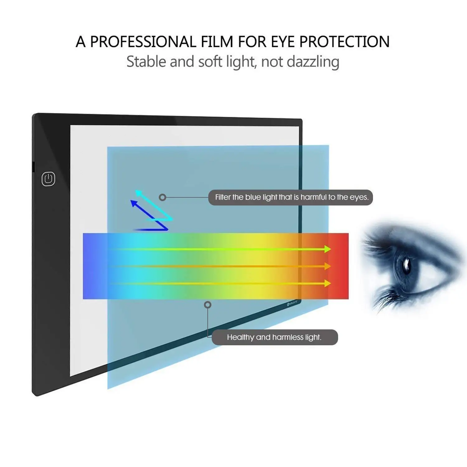 A4 светодиодный свет доска для DIY 5D Diamond Краски ing комплект Краски по количеству регулируемая светодиодная лампа Настольный коврик ультра тонкий 3,5 мм