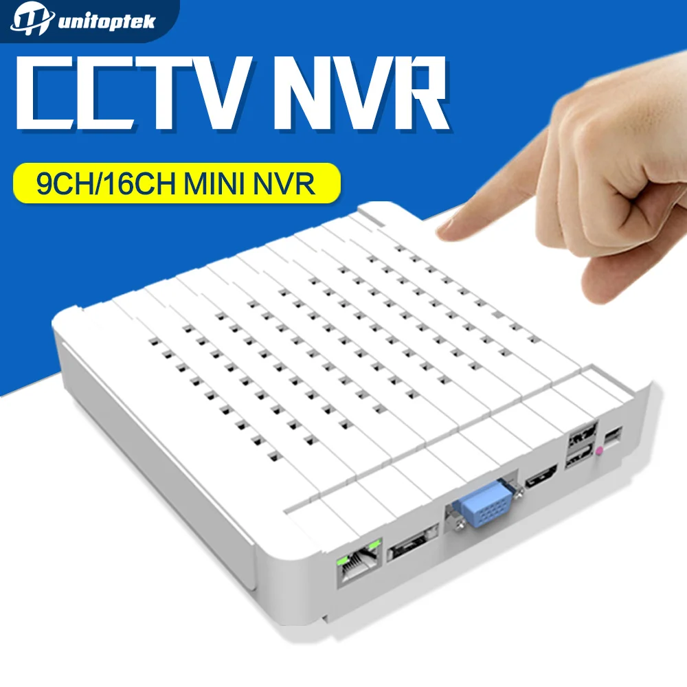 9CH 16CH Mini NVR HDMI 720P/1080P/3MP/5MP HD Network Video Recorder Security CCTV Camera iPhone Android View P2P Cloud ONVIF